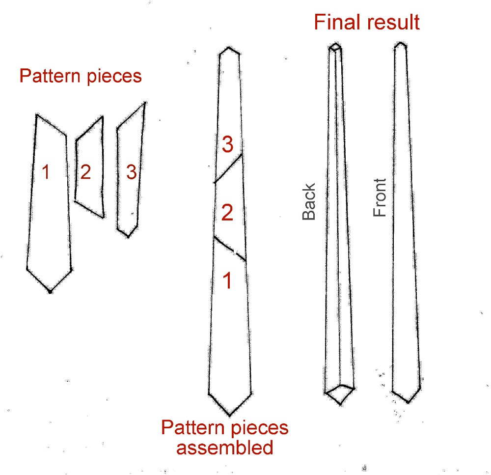 Printable Necktie Pattern